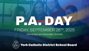 P.A. Day Disclosure: Friday, September 26, 2025