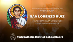 FEAST DAY: September 28, San Lorenzo Ruiz